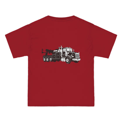 Heavy Tow Truck Men's Short-Sleeve Crewneck Tee