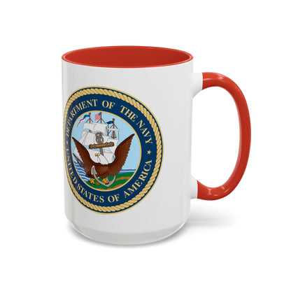 US Navy 2-Tone Coffee Mug