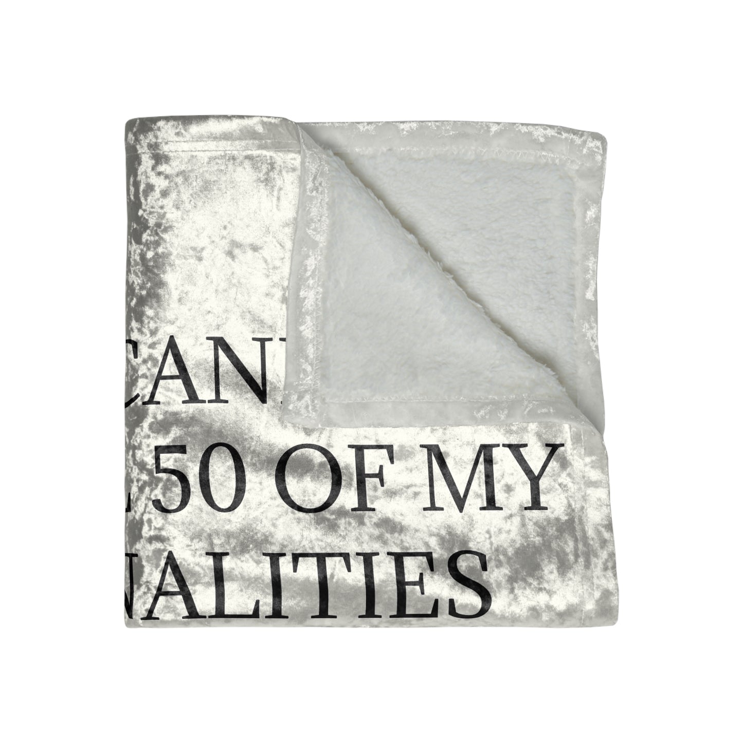 50 Personalities Velvet Blanket