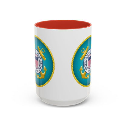 US Coast Guard 2-Tone Coffee Mug