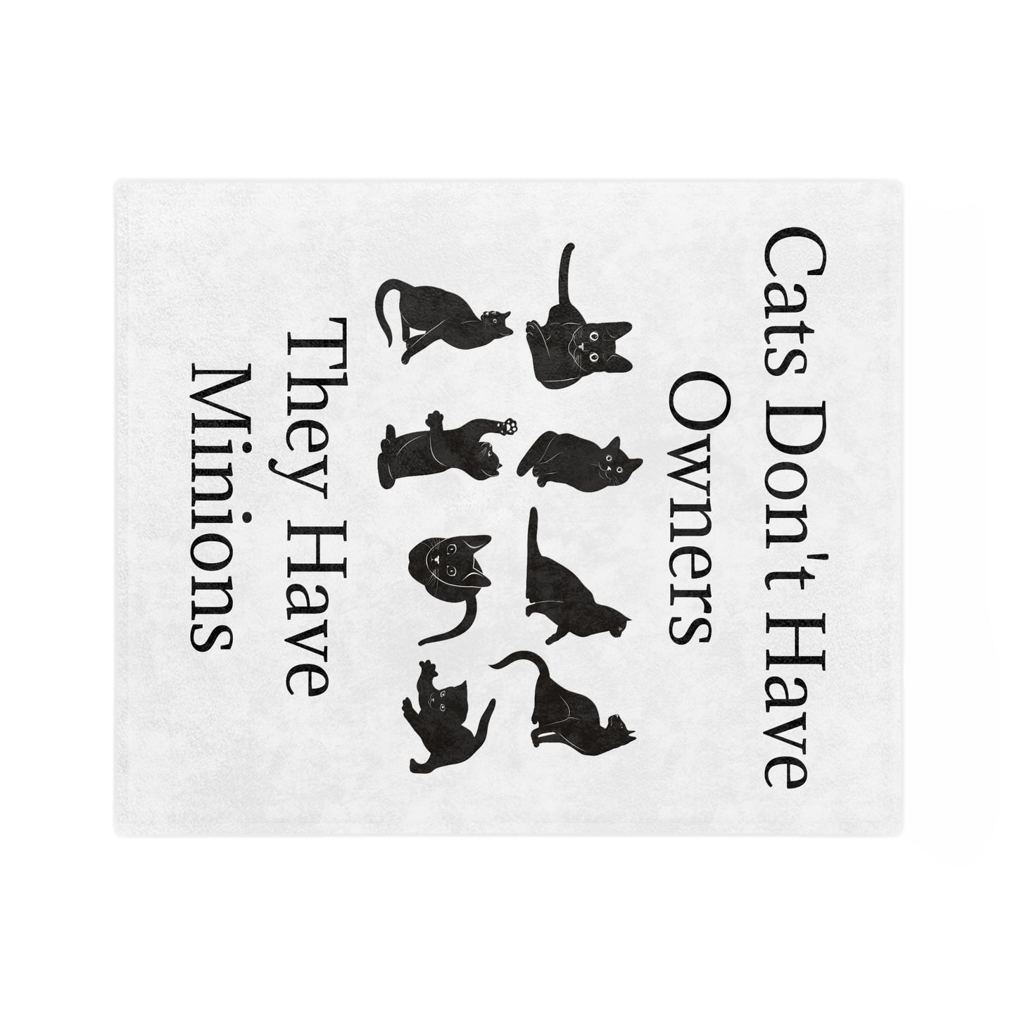 Cat Minions Velveteen Microfiber Blanket