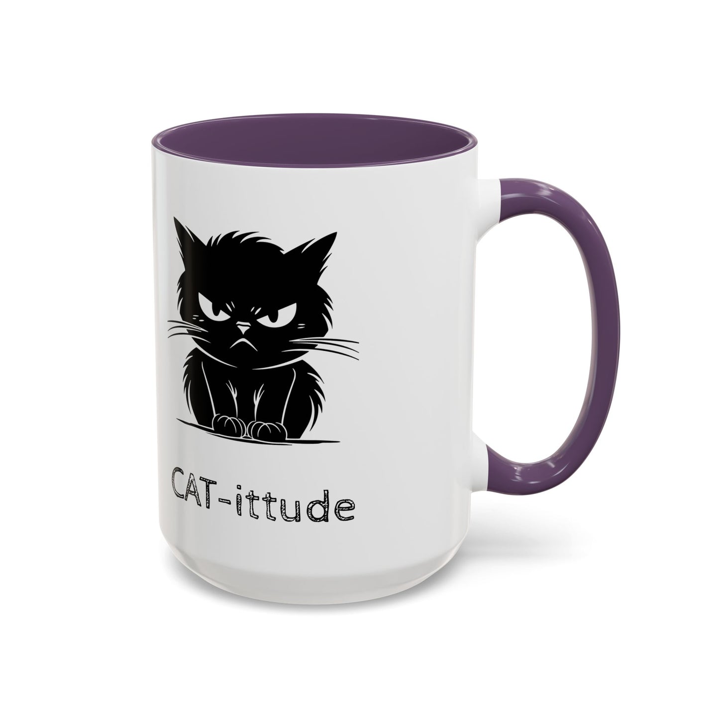 CAT-ittude 2-Tone Coffee Mug