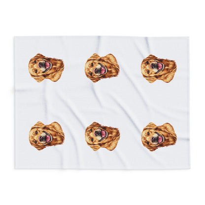 Golden Head Arctic Fleece Blanket