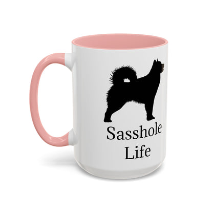 Sasshole Life 2-Tone Coffee Mug
