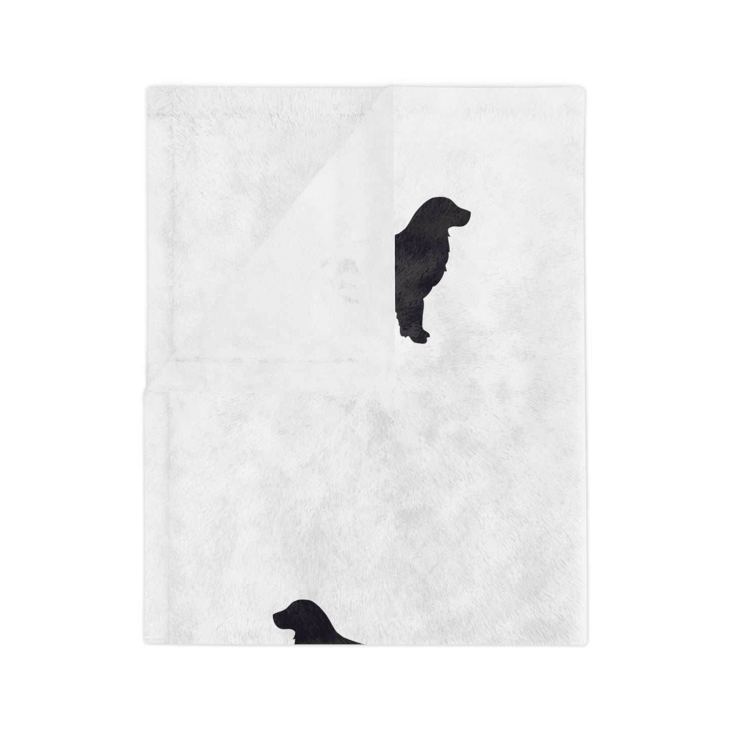 Golden Silhouette Velveteen Microfiber Blanket