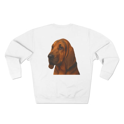 Bloodhound Head Unisex Crewneck Sweatshirt