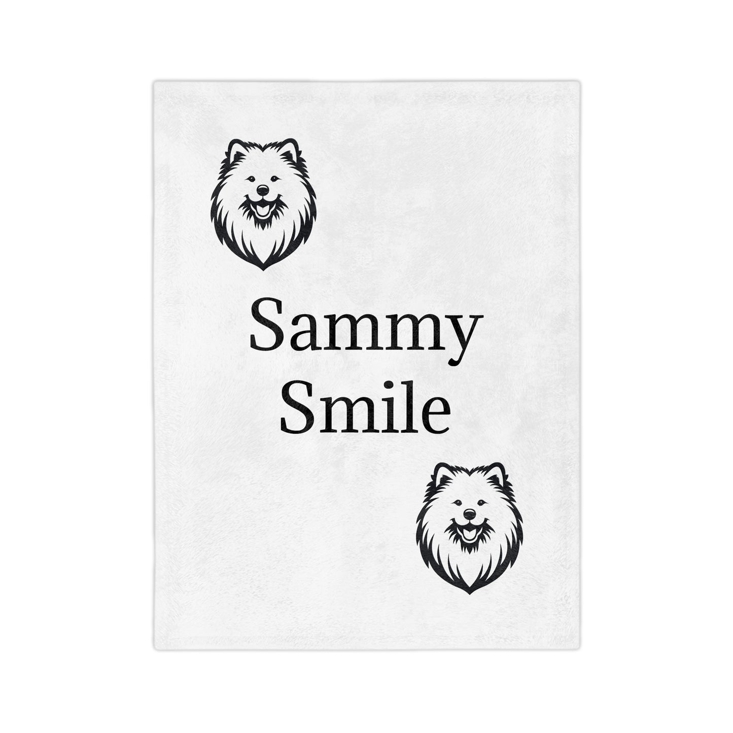 Sammy Smile Velveteen Microfiber Blanket