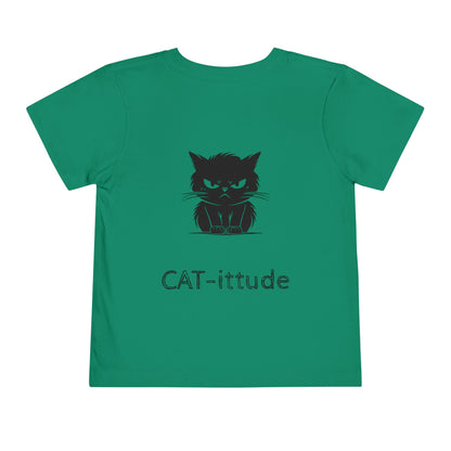 CAT-itude Toddler Unisex Short Sleeve Crewneck Tee