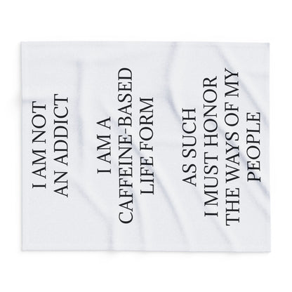 Not An Addict Arctic Fleece Blanket