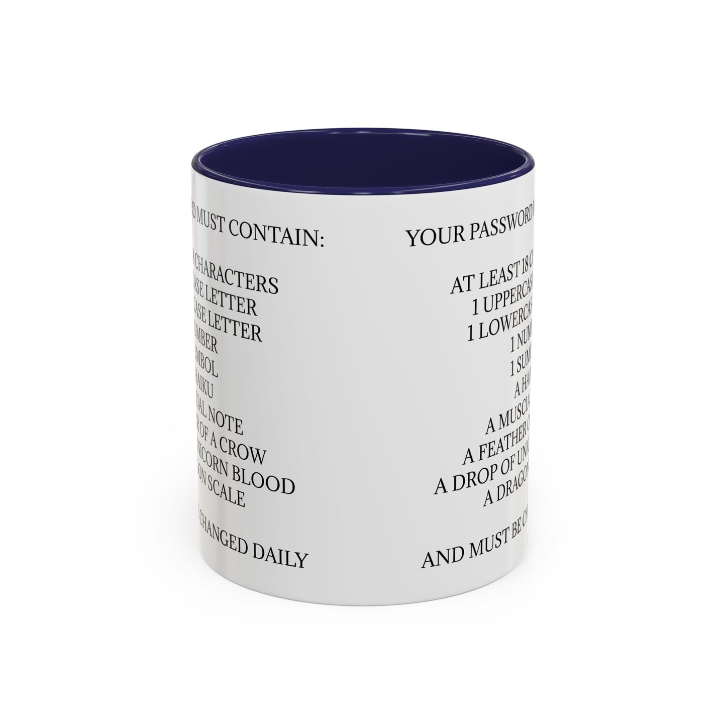 Password 2-Tone Coffee Mug