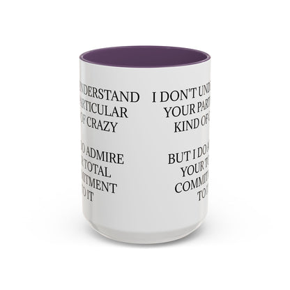 Kind Of Crazy 2-Tone Coffee Mug
