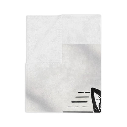 Naughty Cat Velveteen Microfiber Blanket