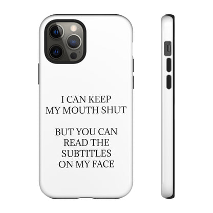 Subtitles iPhone Case