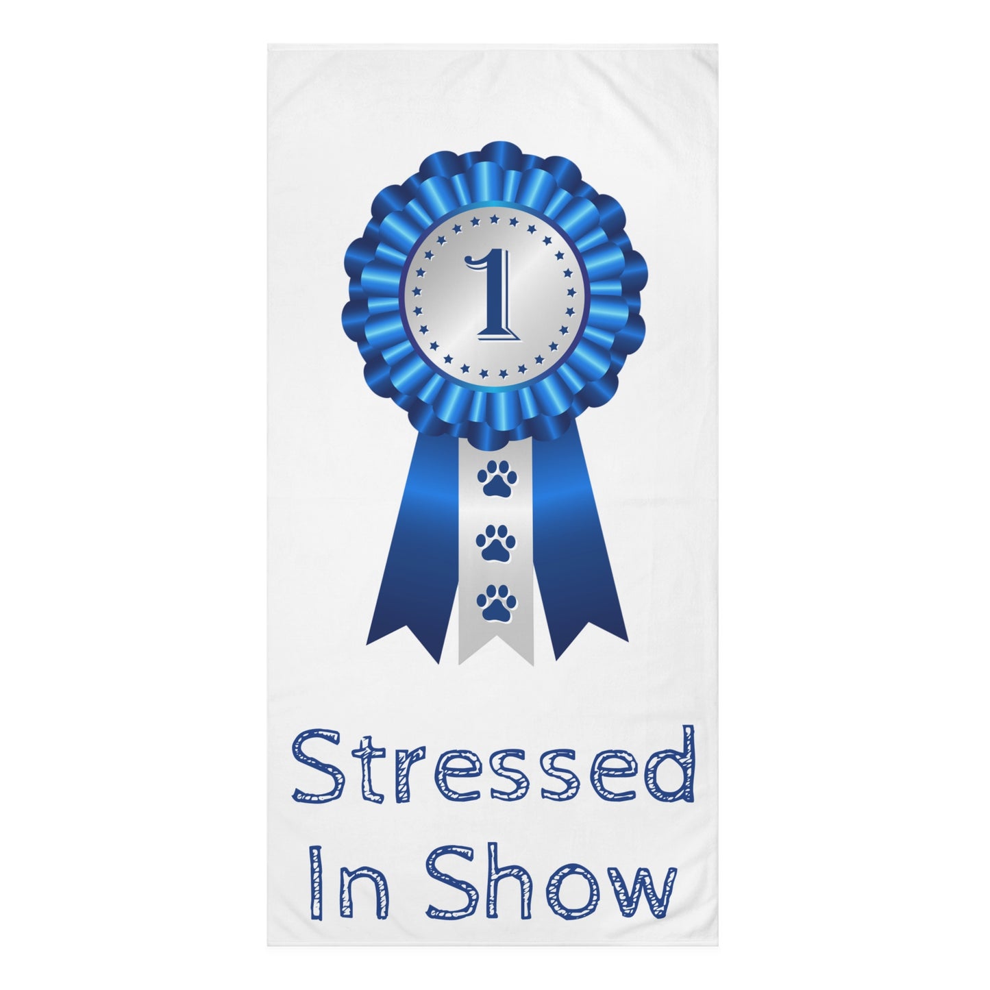 Stressed In Show Mink-Cotton  Beach Towel