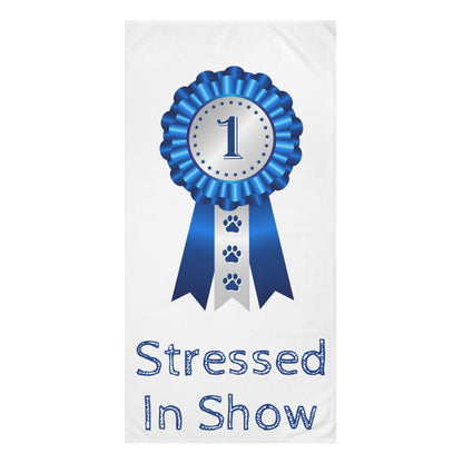 Stressed In Show Mink-Cotton  Beach Towel