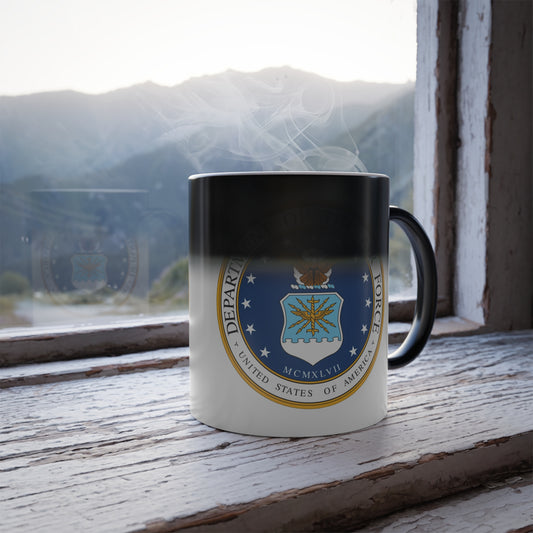 US Air Force Color Changing Mug
