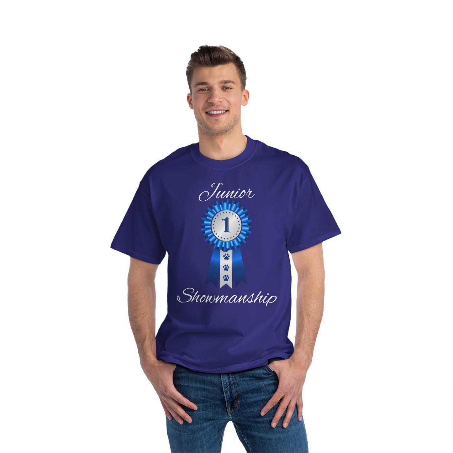 Junior Showmanship Men's Short-Sleeve Crewneck Tee
