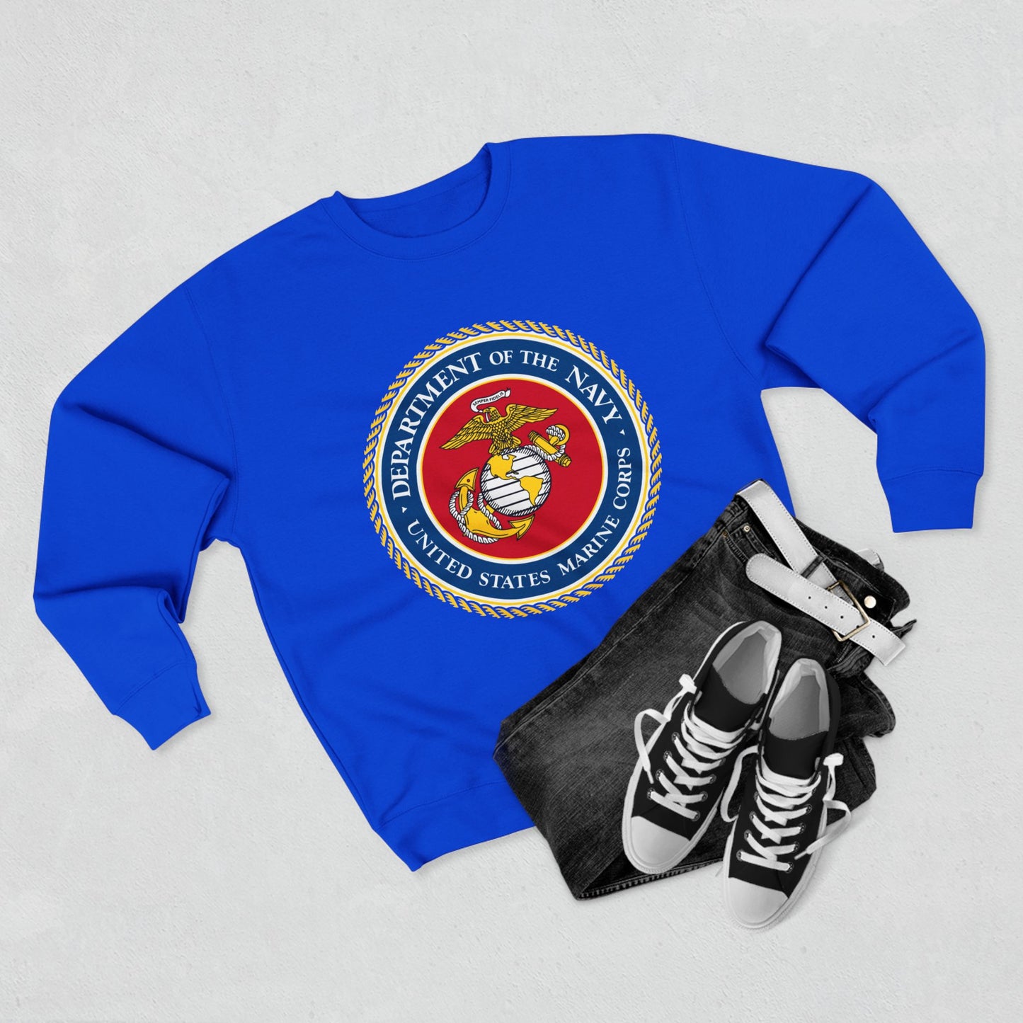 US Marine Corps Unisex Crewneck Sweatshirt