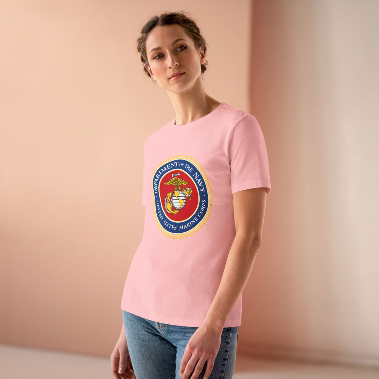 US Marine Corps Women's Short Sleeve Crewneck Tee