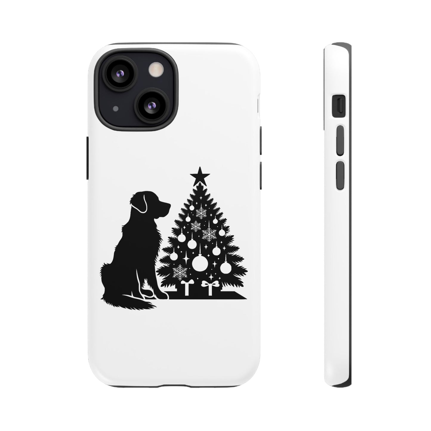 Golden Christmas Tree iPhone Case