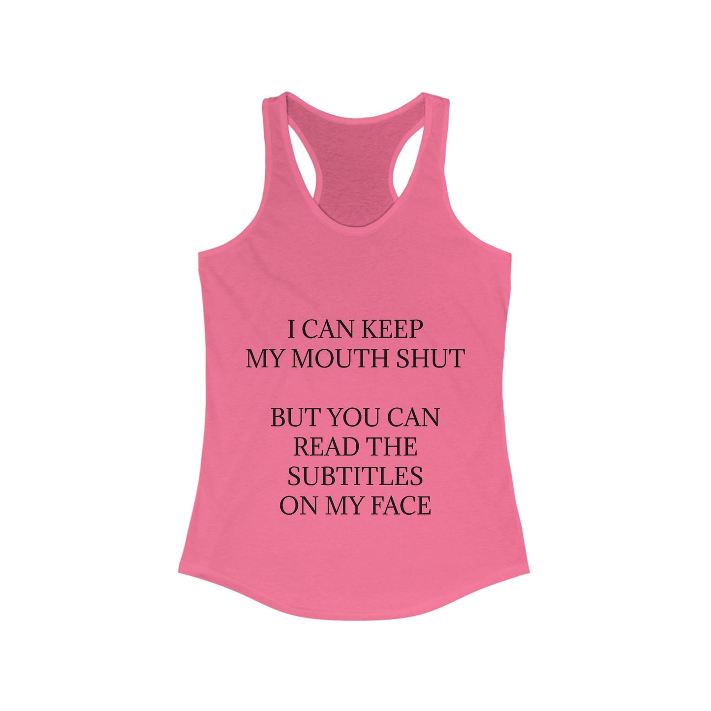 Subtitles Women's Racerback Tank