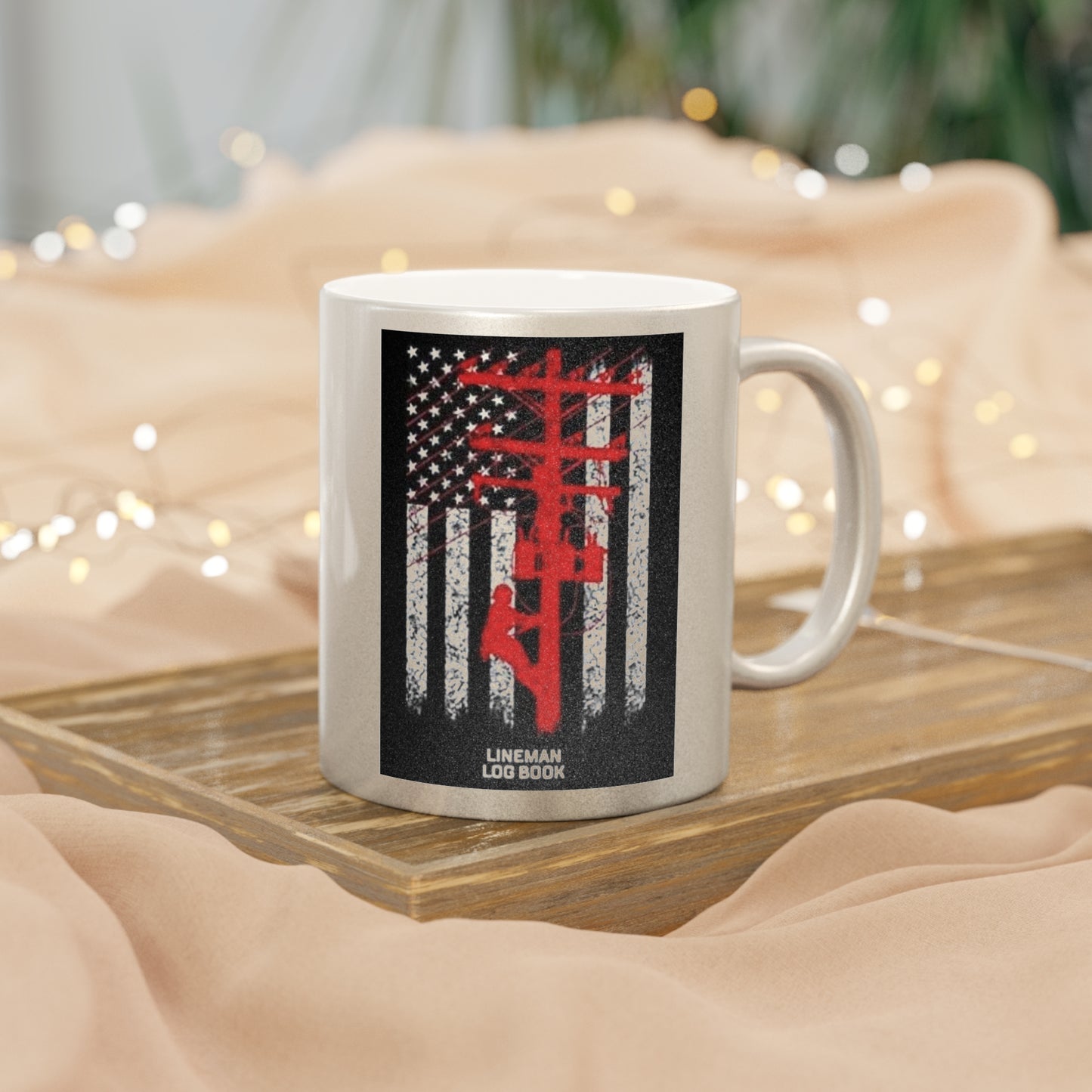 Lineman Metallic Coffee Mug