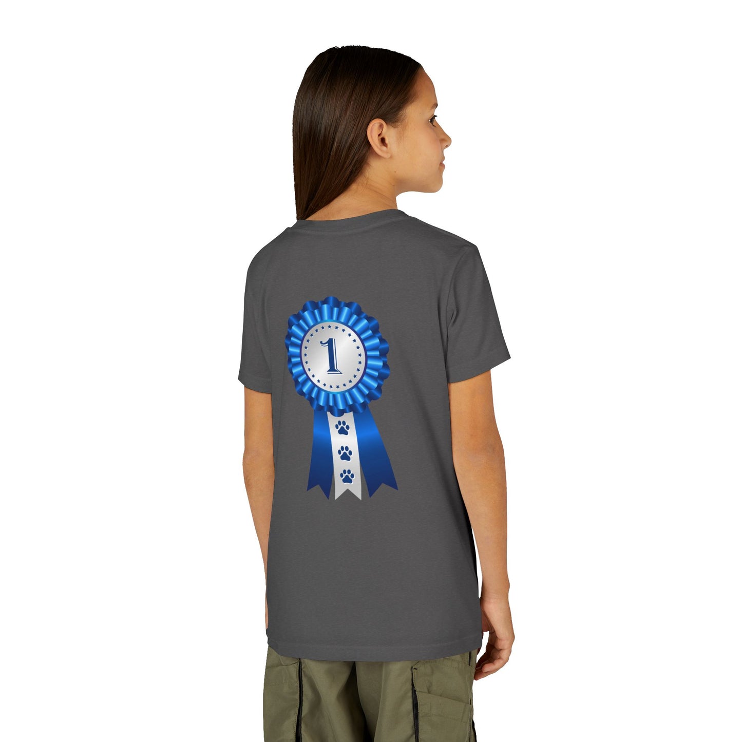 Show Ribbon Youth Unisex Short Sleeve Crewneck Tee