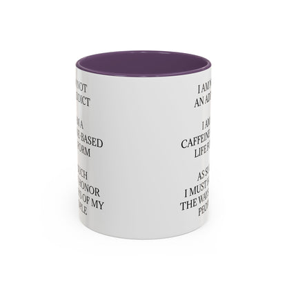 Not An Addict 2-Tone Coffee Mug