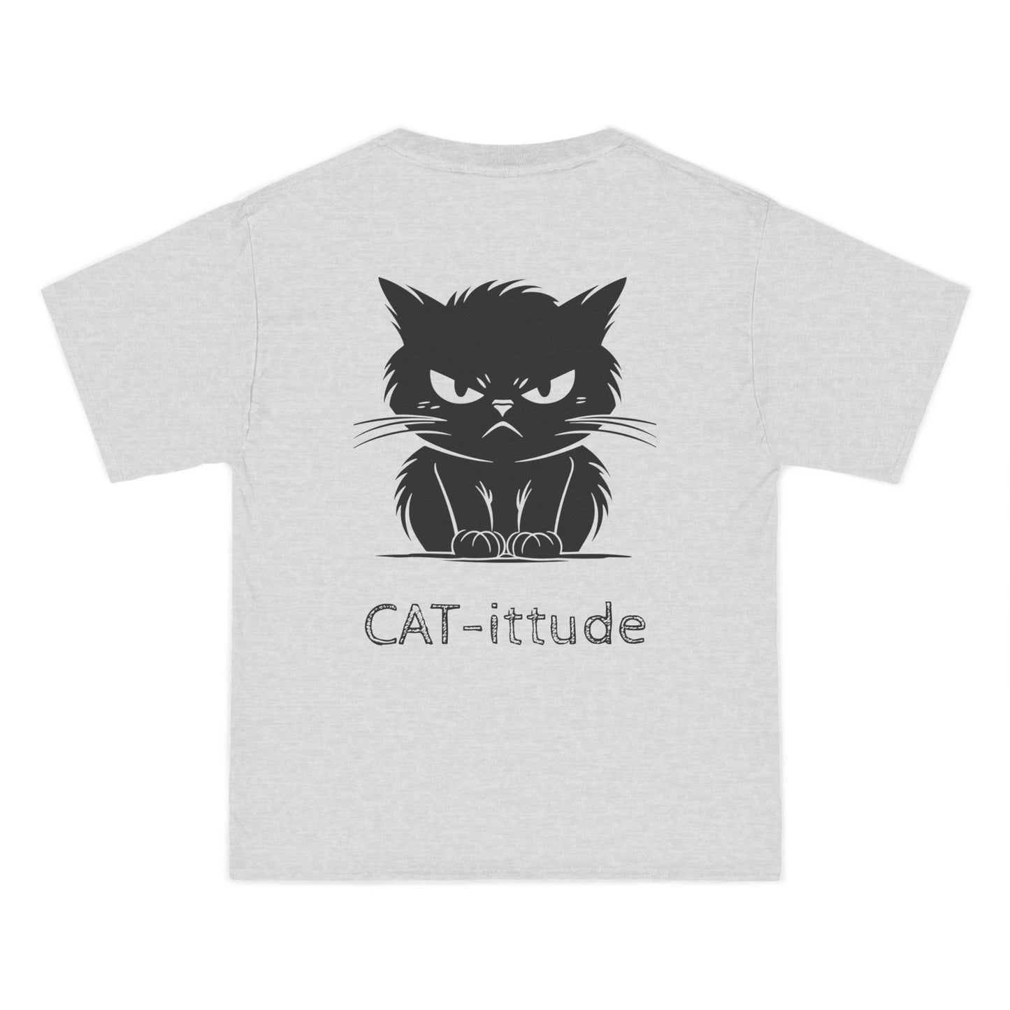 Cat-ittude Men's Short-Sleeve Crewneck Tee