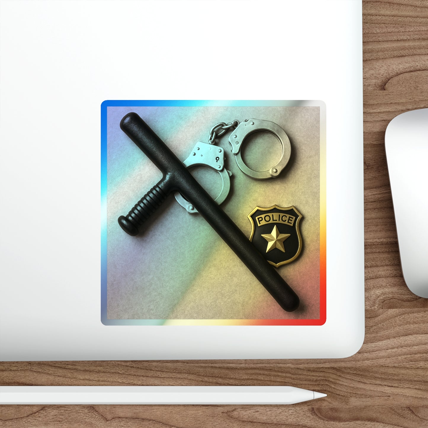 Law Enforcement Appreciation Holographic Sticker