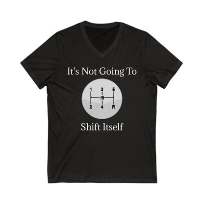 Shift Itself Unisex Short Sleeve V-Neck Tee
