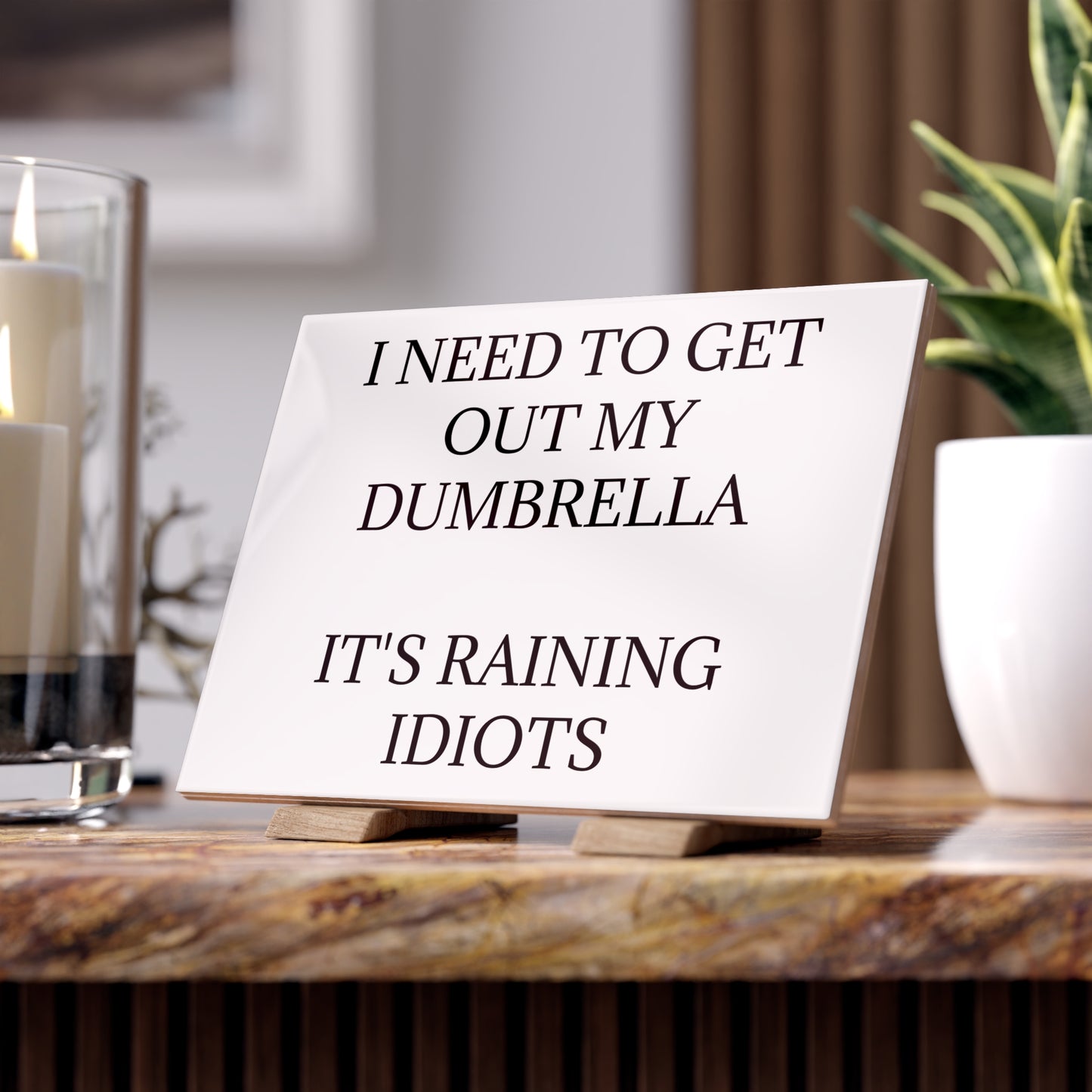Dumbrella Ceramic Photo Tile