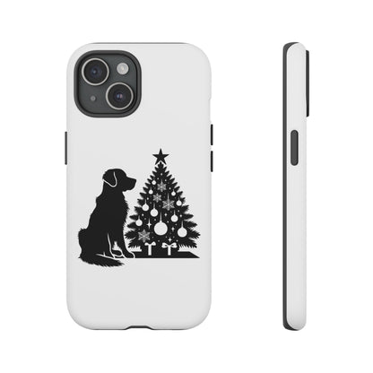 Golden Christmas Tree iPhone Case
