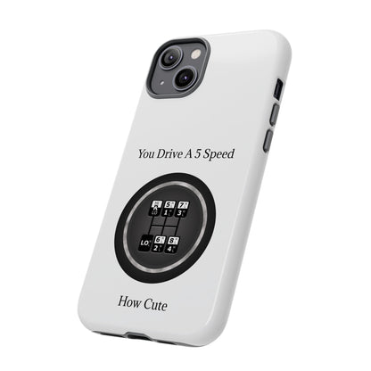 5 Speed How Cute iPhone Case