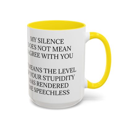 Speechless 2-Tone Coffee Mug