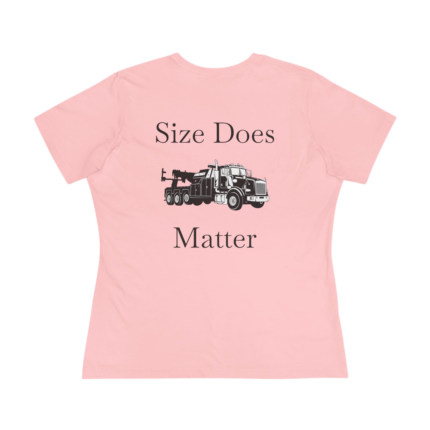 Size Does Matter Women's Short Sleeve Crewneck Tee
