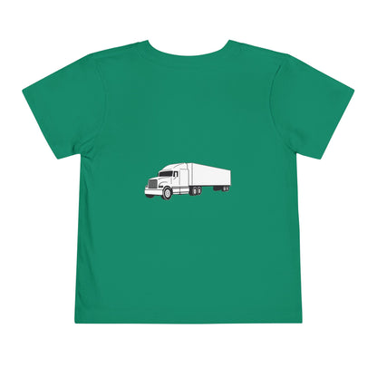 Semi Truck Toddler Unisex Short Sleeve Crewneck Tee