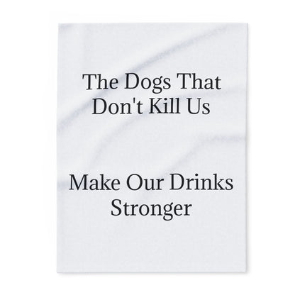 Drinks Stronger Arctic Fleece Blanket