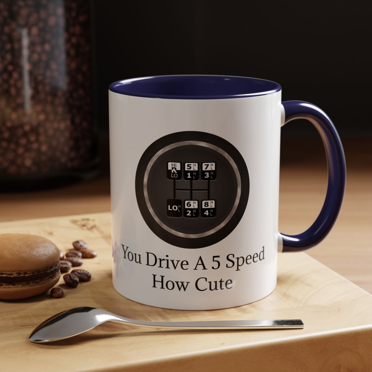 5 Speed How Cute 2-Tone Coffee Mug
