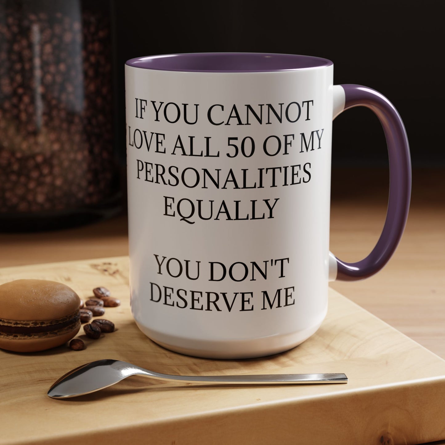50 Personalities 2-Tone Coffee Mug