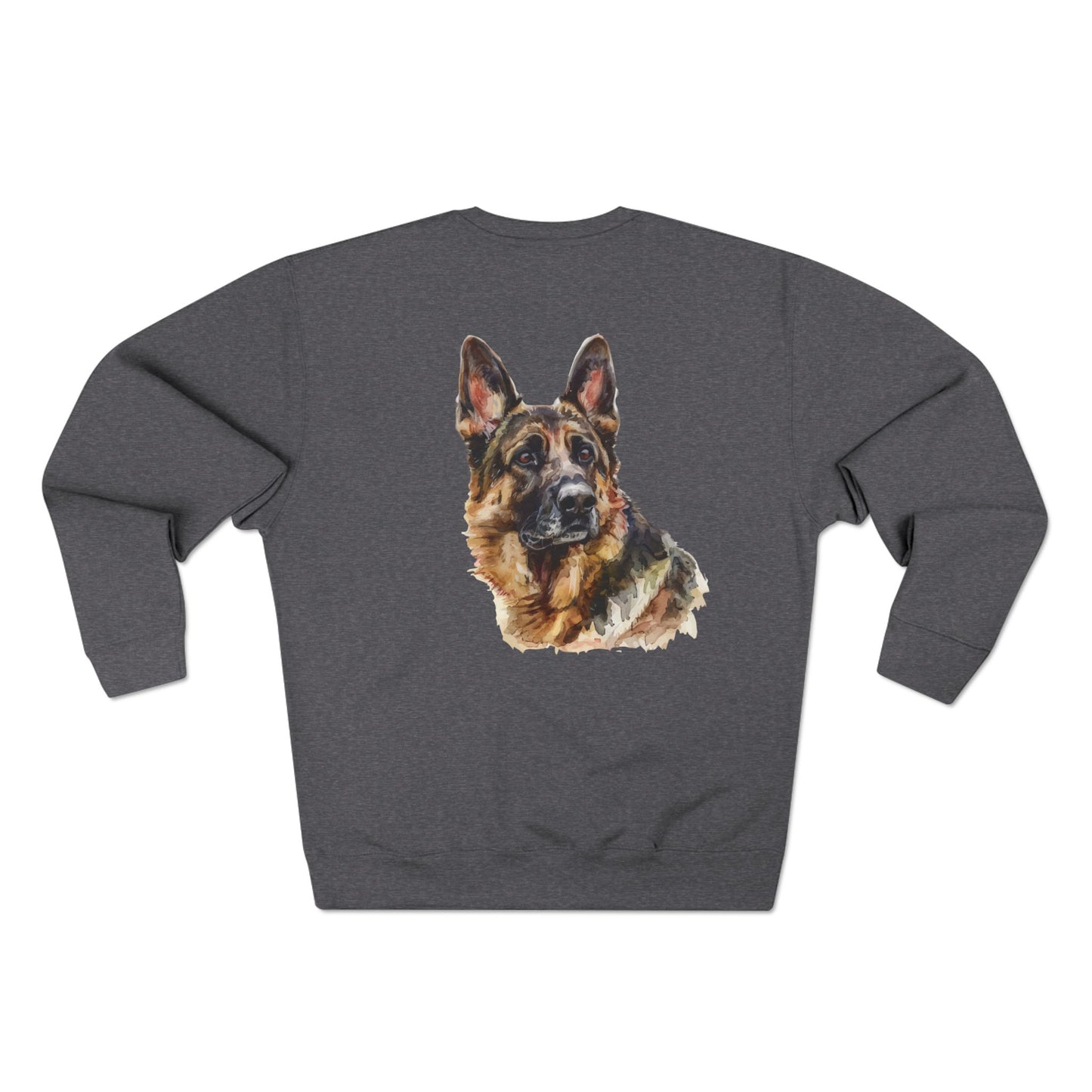 German Shepherd Head Unisex Crewneck Sweatshirt