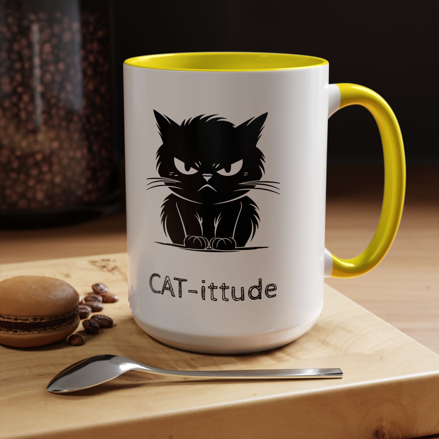 CAT-ittude 2-Tone Coffee Mug