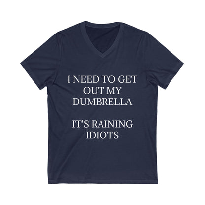 Dumbrella Unisex Short Sleeve V-Neck Tee
