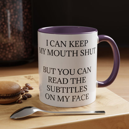 Subtitles 2-Tone Coffee Mug
