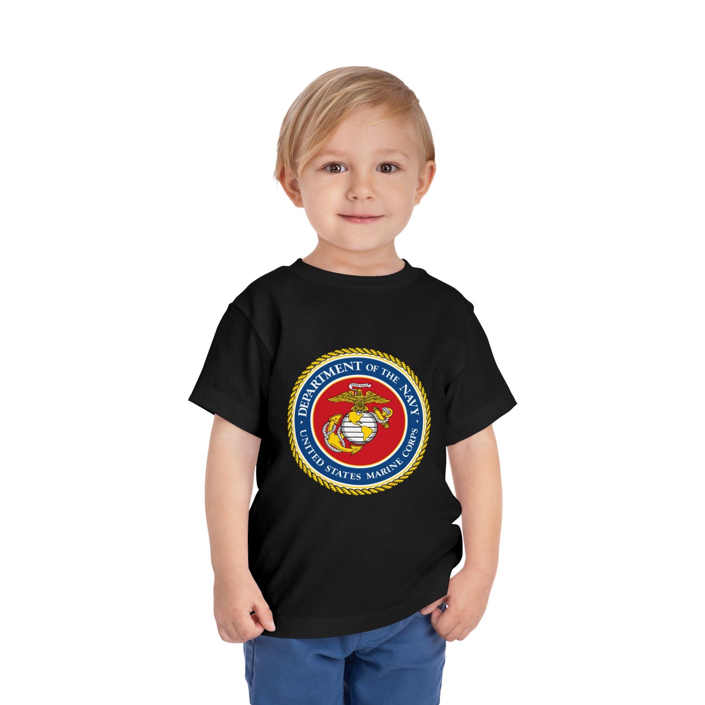 US Marine Corps Toddler Unisex Short Sleeve Crewneck Tee