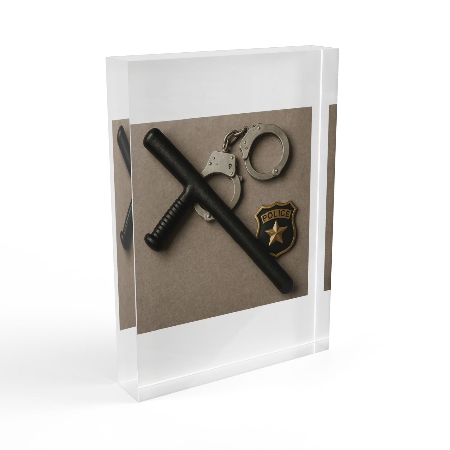 Law Enforcement Appreciation Acrylic Photo Block