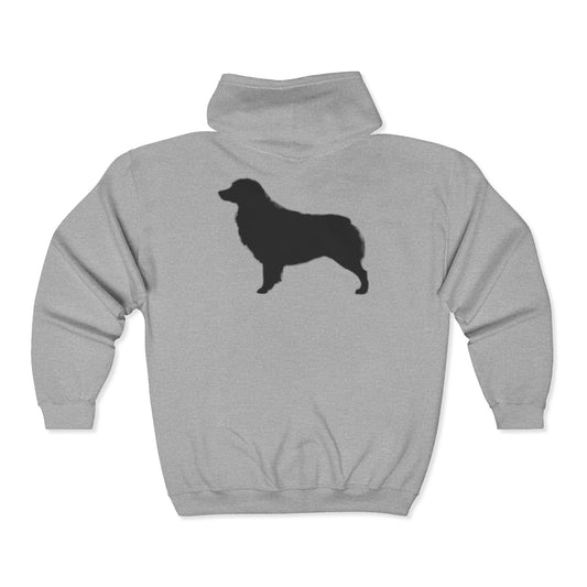 Aussie Silhouette Unisex Full Zip Hoodie