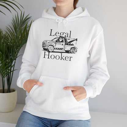 Legal H**ker Wheel Lift Tow Truck Unisex Hoodie