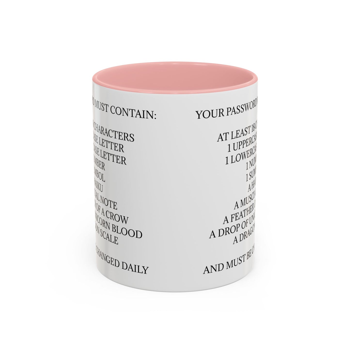 Password 2-Tone Coffee Mug