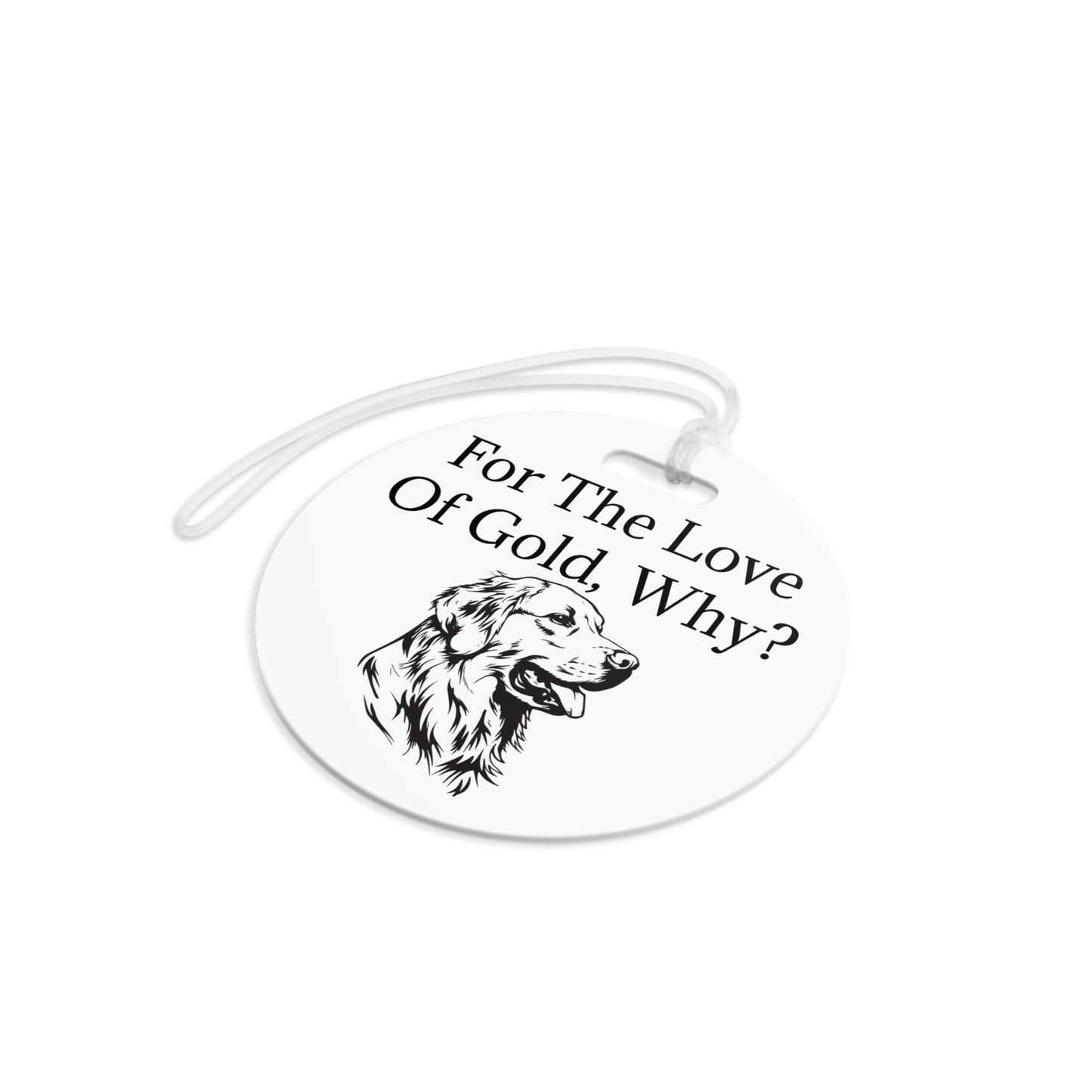 For The Love Of Gold Luggage Tag